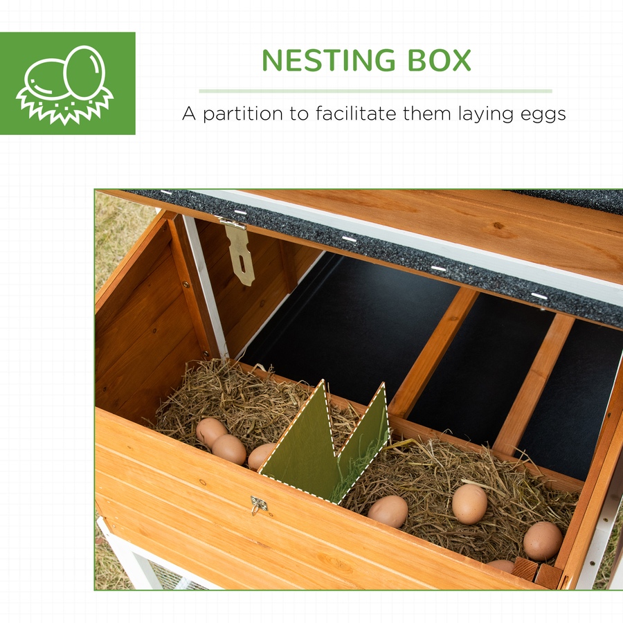 Image 962010_ALTMORE5.jpg, Product 962-010 / Price $209.99, PawHut Chicken Run Large Chicken Coop Waterproof for 2–4 Chickens, Orange from PawHut on TSC.ca's Home & Garden department