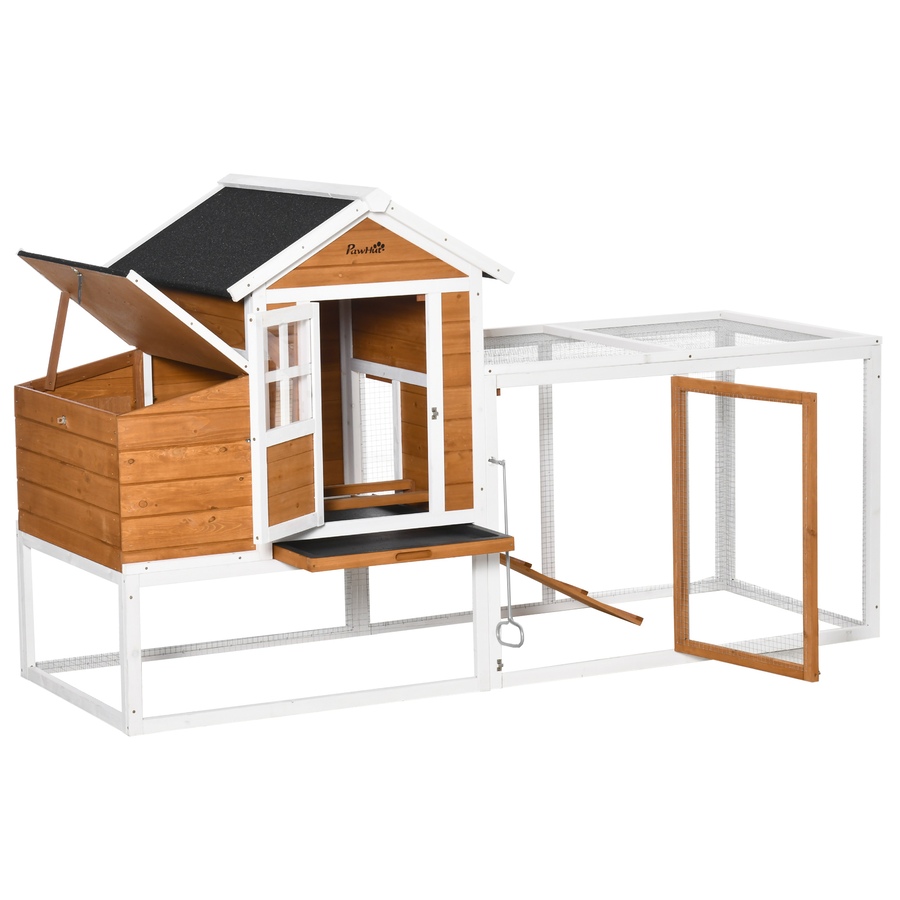 Image 962010_ALTMORE7.jpg, Product 962-010 / Price $209.99, PawHut Chicken Run Large Chicken Coop Waterproof for 2–4 Chickens, Orange from PawHut on TSC.ca's Home & Garden department