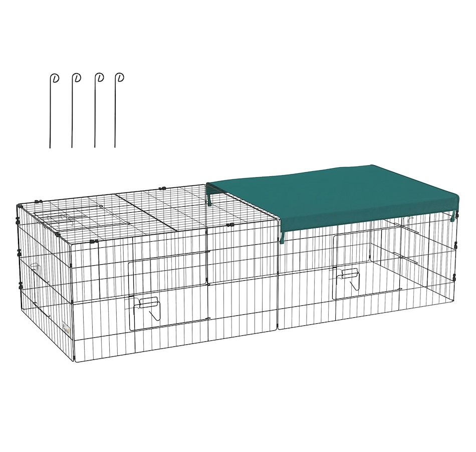 Image 962091.jpg, Product 962-091 / Price $89.99, PawHut Small Animal Cage for Chicken, Rabbits, Chinchillas, 73" x 30" x 20" from PawHut on TSC.ca's Home & Garden department