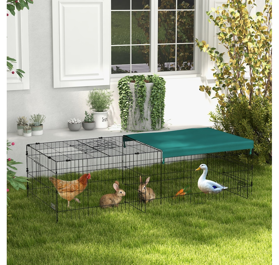 Image 962091_ALTMORE1.jpg, Product 962-091 / Price $89.99, PawHut Small Animal Cage for Chicken, Rabbits, Chinchillas, 73" x 30" x 20" from PawHut on TSC.ca's Home & Garden department