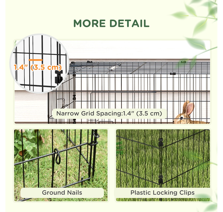 Image 962091_ALTMORE6.jpg, Product 962-091 / Price $89.99, PawHut Small Animal Cage for Chicken, Rabbits, Chinchillas, 73" x 30" x 20" from PawHut on TSC.ca's Home & Garden department