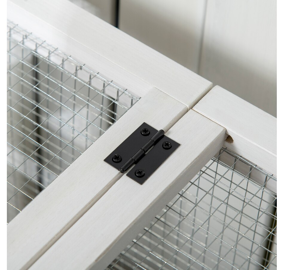 Image 962125_ALTMORE7.jpg, Product 962-125 / Price $169.99, PawHut Rabbit Hutch with Wheels, Ramp, Run, Tray, Grey from PawHut on TSC.ca's Home & Garden department