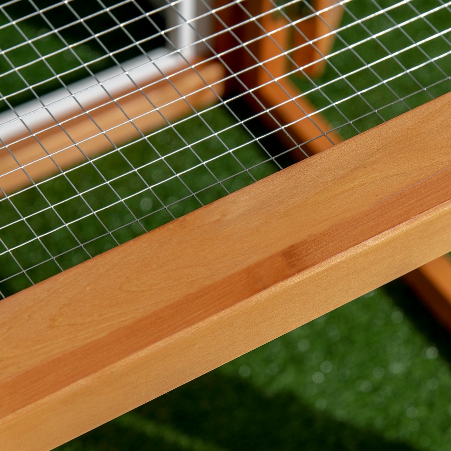 Image 962131_ALTMORE7.jpg, Product 962-131 / Price $137.99, PawHut Wooden Chicken Coop Extension, Chicken Cage w/ Roosting Bars, Orange from PawHut on TSC.ca's Home & Garden department
