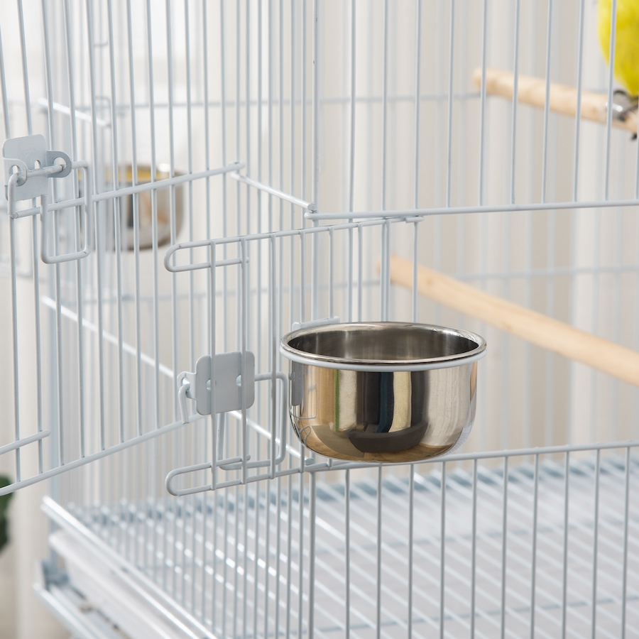 Image 962166_ALTMORE7.jpg, Product 962-166 / Price $135.99, PawHut 53.9'' Large Rolling Steel Bird Cage Bird House with Wheels, White from PawHut on TSC.ca's Home & Garden department