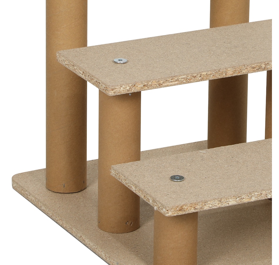 Image 962175_ALTMORE7.jpg, Product 962-175 / Price $41.99, PawHut 3-Step Pet Steps Cat Stairs, Cats/Dogs, Climbing on Bed, Light Grey from PawHut on TSC.ca's Home & Garden department