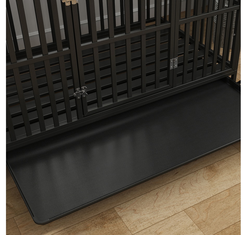 Image 962178_ALTMORE8.jpg, Product 962-178 / Price $299.99, PawHut 49" Heavy Duty Steel Dog Crate Kennel Pet Cage, Black from PawHut on TSC.ca's Home & Garden department
