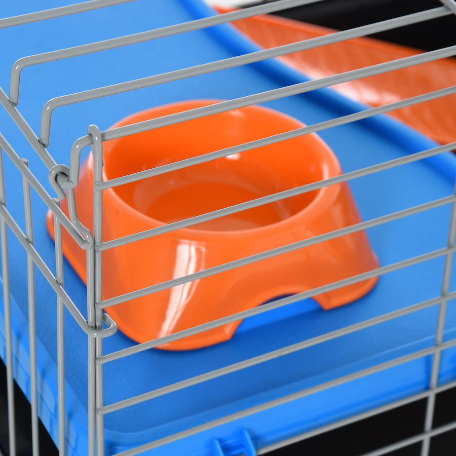 Image 962188_ALTMORE7.jpg, Product 962-188 / Price $91.99, PawHut Small Animal Cage with Food Dish, Water Bottle, Hay Feeder, Black from PawHut on TSC.ca's Home & Garden department