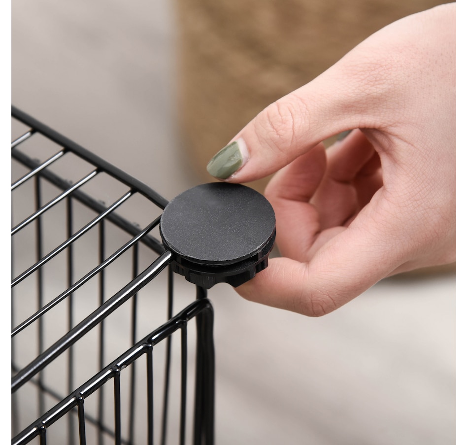 Image 962198_ALTMORE7.jpg, Product 962-198 / Price $62.99, PawHut Pet Playpen, Small Animal Cage, Metal Fence for Bunny Guinea Pig from PawHut on TSC.ca's Home & Garden department