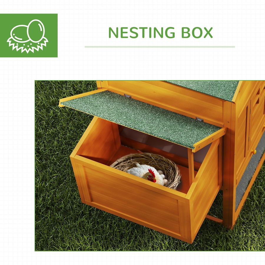 Image 962243_ALTMORE5.jpg, Product 962-243 / Price $269.99, PawHut Chicken Coop W/ Extra Large Run Wooden Hen House W/ Slide-out Tray from PawHut on TSC.ca's Home & Garden department