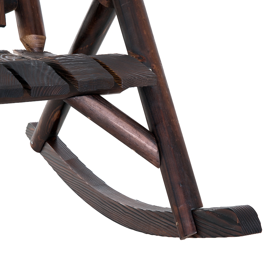 Image 962253_ALTMORE6.jpg, Product 962-253 / Price $155.99, Outsunny Outdoor Rocking Chair, Wood Adirondack Patio Rocker, High Back from Outsunny on TSC.ca's Home & Garden department