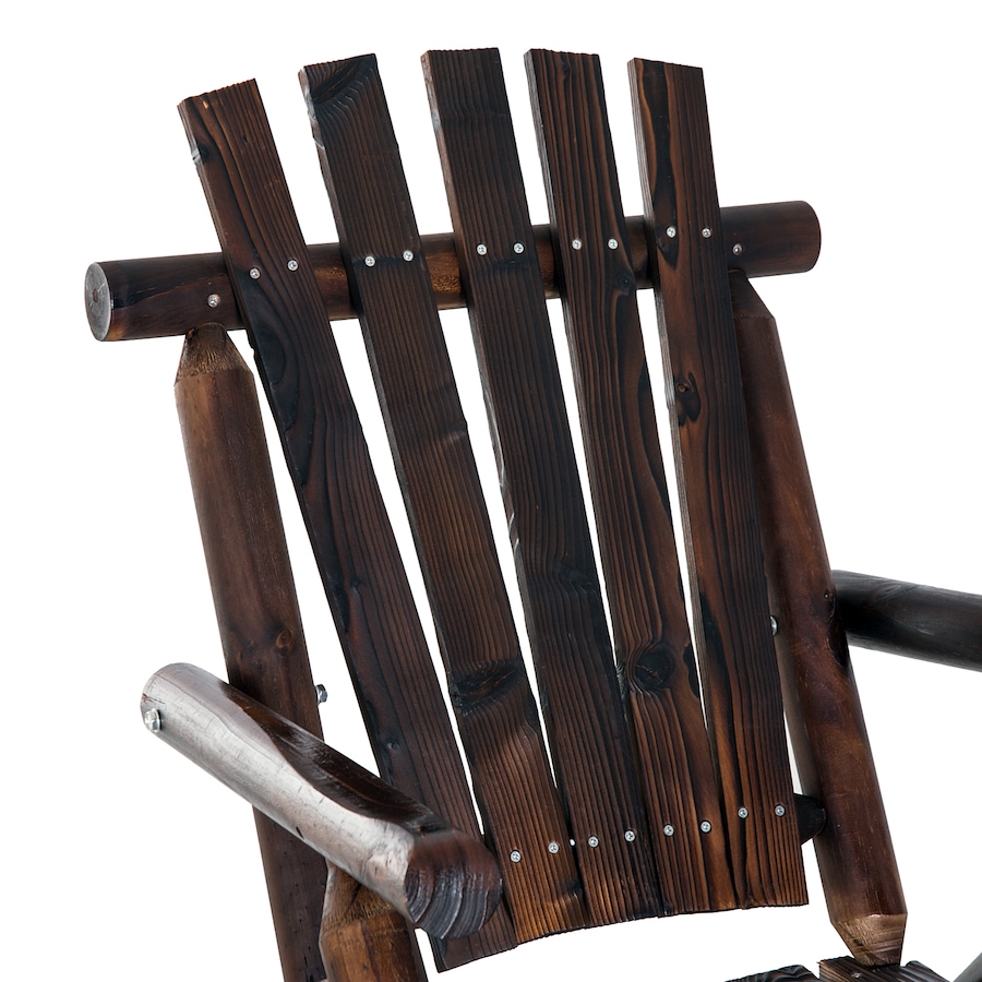 Image 962253_ALTMORE7.jpg, Product 962-253 / Price $155.99, Outsunny Outdoor Rocking Chair, Wood Adirondack Patio Rocker, High Back from Outsunny on TSC.ca's Home & Garden department