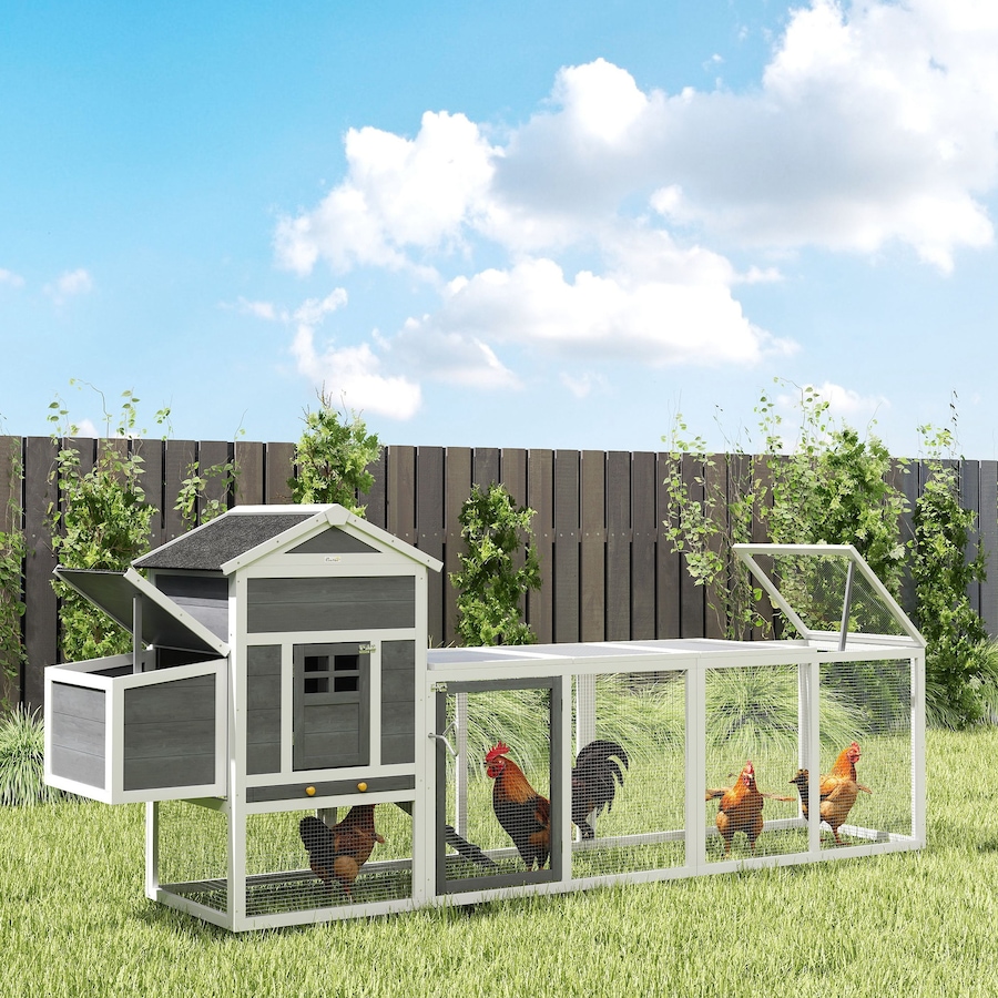 Image 962271_ALTMORE7.jpg, Product 962-271 / Price $279.99, PawHut Chicken Coop W/ Extra Large Run Wooden Hen House W/ Slide-out Tray from PawHut on TSC.ca's Home & Garden department