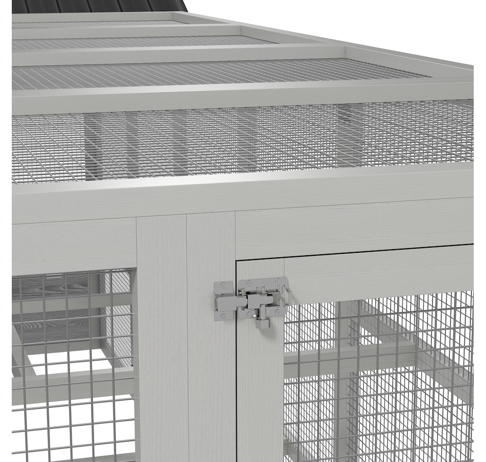 Image 962299_ALTMORE6.jpg, Product 962-299 / Price $377.99, PawHut Outdoor Wooden Chicken Coop, Combinable Design Hen House with Run from PawHut on TSC.ca's Home & Garden department