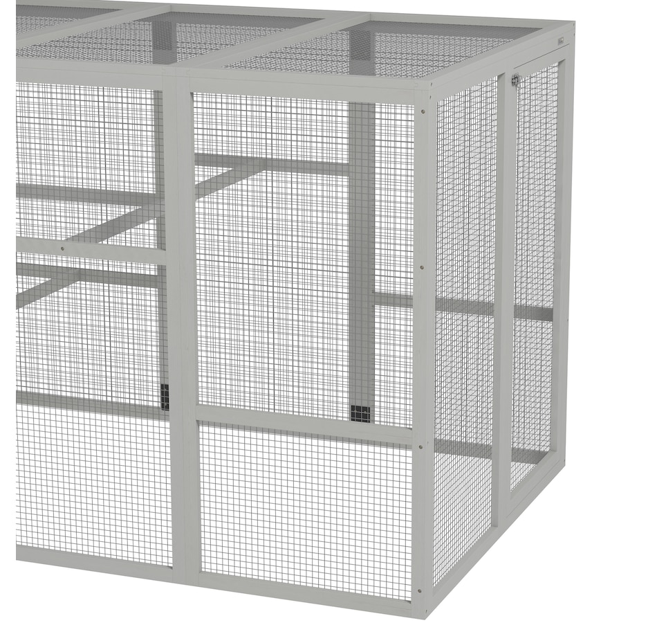 Image 962299_ALTMORE8.jpg, Product 962-299 / Price $377.99, PawHut Outdoor Wooden Chicken Coop, Combinable Design Hen House with Run from PawHut on TSC.ca's Home & Garden department