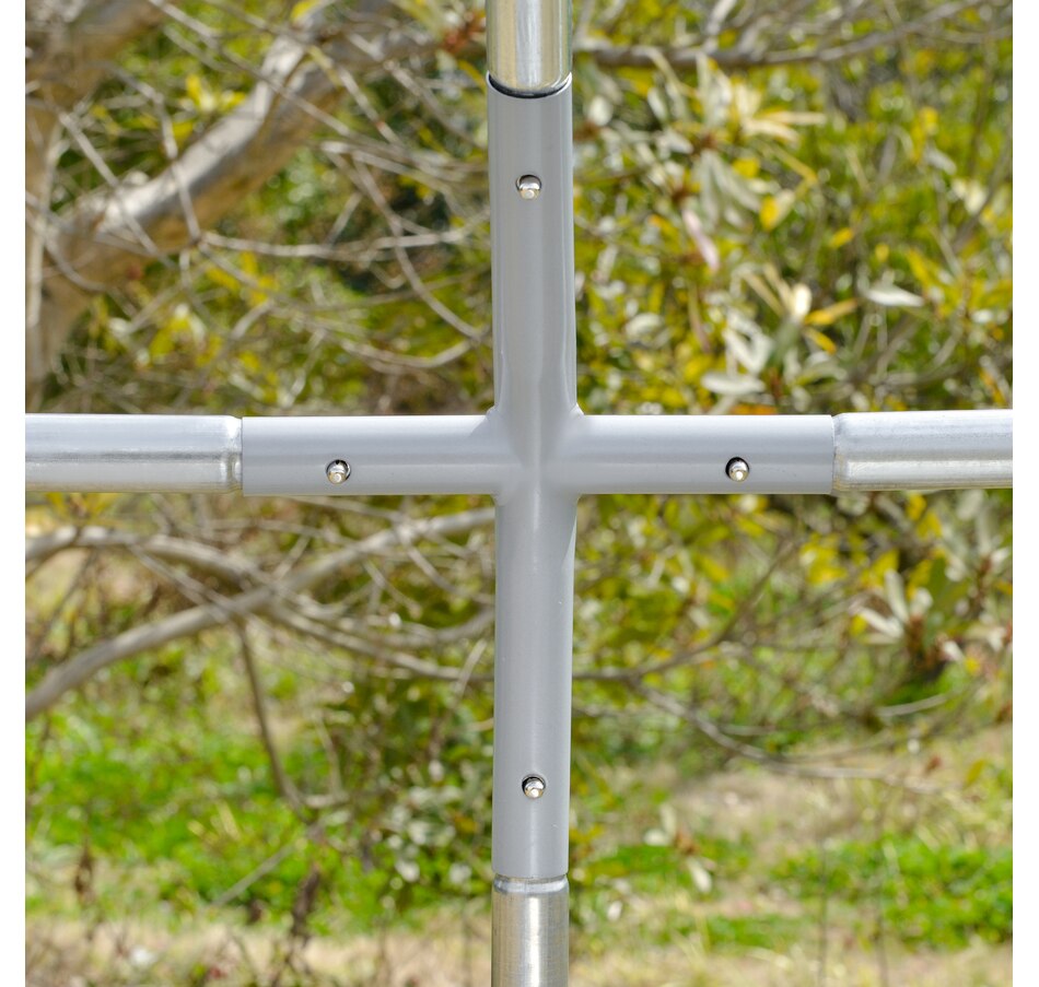 Image 962353_ALTMORE8.jpg, Product 962-353 / Price $389.99, PawHut Galvanized Large Metal Chicken Coop Cage 9.2' x 18.7' x 6.5' from PawHut on TSC.ca's Home & Garden department