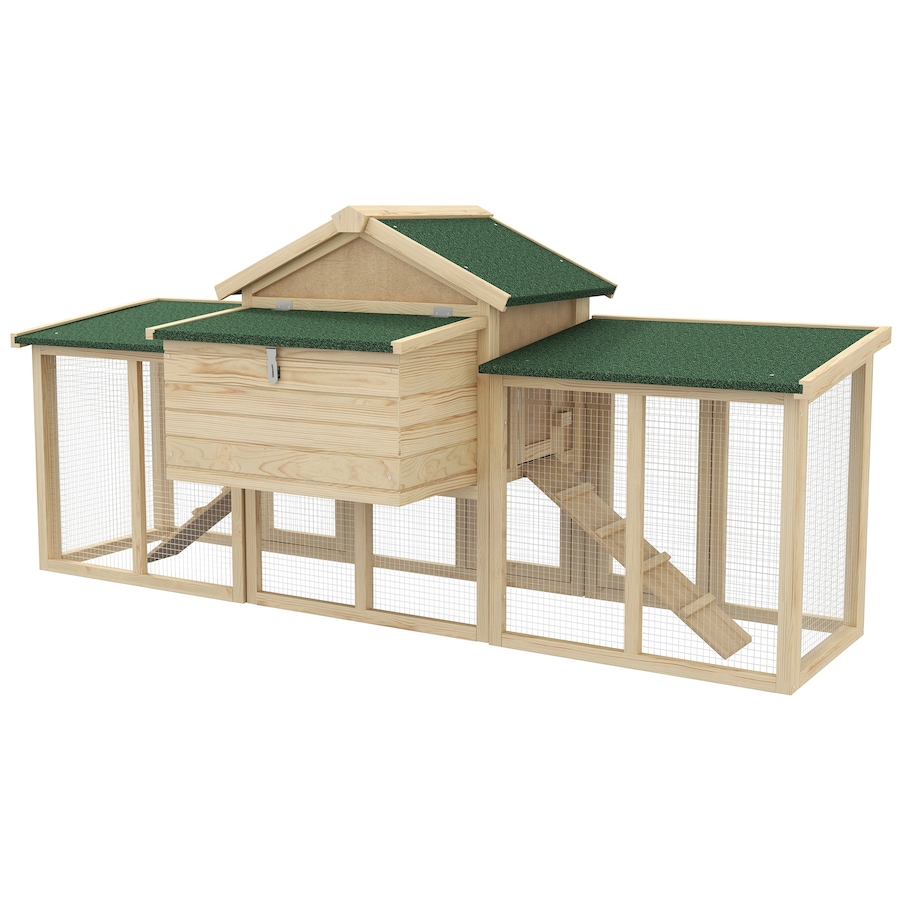 Image 962370_ALTMORE7.jpg, Product 962-370 / Price $219.99, PawHut Chicken Coop, Wooden Large Rabbit Hutch with Nesting Box, Run, Ramp from PawHut on TSC.ca's Home & Garden department