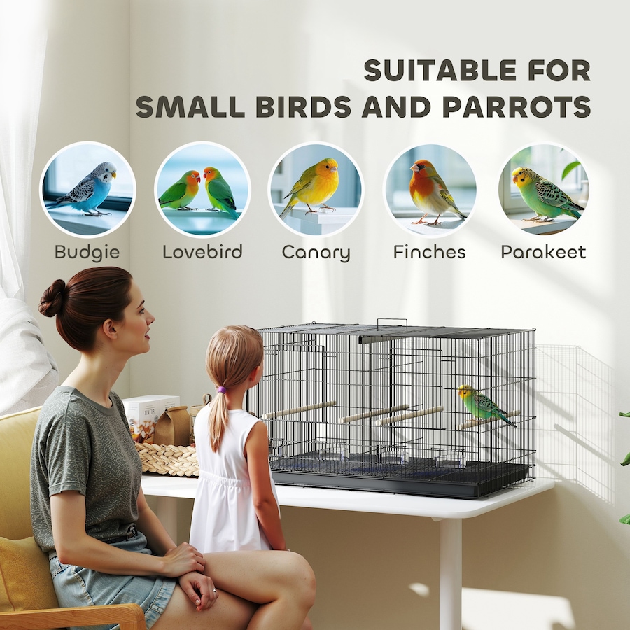 Image 962389_ALTMORE10.jpg, Product 962-389 / Price $76.99, PawHut 18" H Bird Cage, Parakeet Cages for Budgie, Lovebird, Canary from PawHut on TSC.ca's Home & Garden department