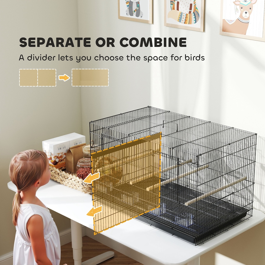 Image 962389_ALTMORE3.jpg, Product 962-389 / Price $76.99, PawHut 18" H Bird Cage, Parakeet Cages for Budgie, Lovebird, Canary from PawHut on TSC.ca's Home & Garden department