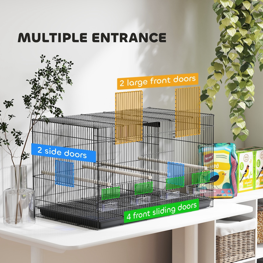 Image 962389_ALTMORE5.jpg, Product 962-389 / Price $76.99, PawHut 18" H Bird Cage, Parakeet Cages for Budgie, Lovebird, Canary from PawHut on TSC.ca's Home & Garden department