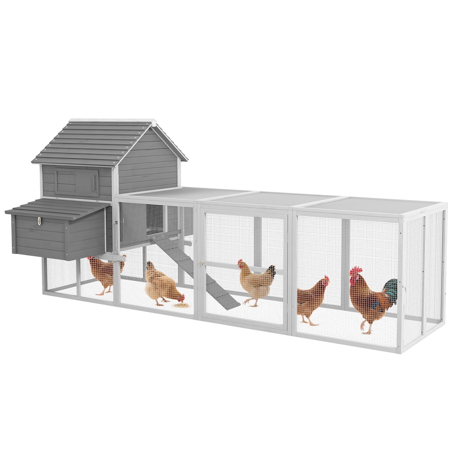 Image 962450.jpg, Product 962-450 / Price $449.99, PawHut Wooden Chicken Coop with Nesting Boxes, Run for 4-6 Chickens from PawHut on TSC.ca's Home & Garden department