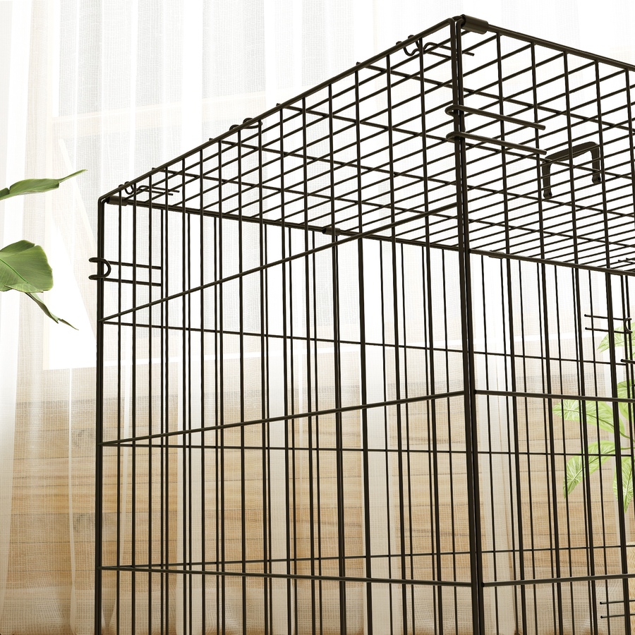 Image 962460_ALTMORE8.jpg, Product 962-460 / Price $75.99, PawHut 30" Dog Crate, Folding Metal Dog Kennel with 2 Doors, Tray, Cushion from PawHut on TSC.ca's Home & Garden department
