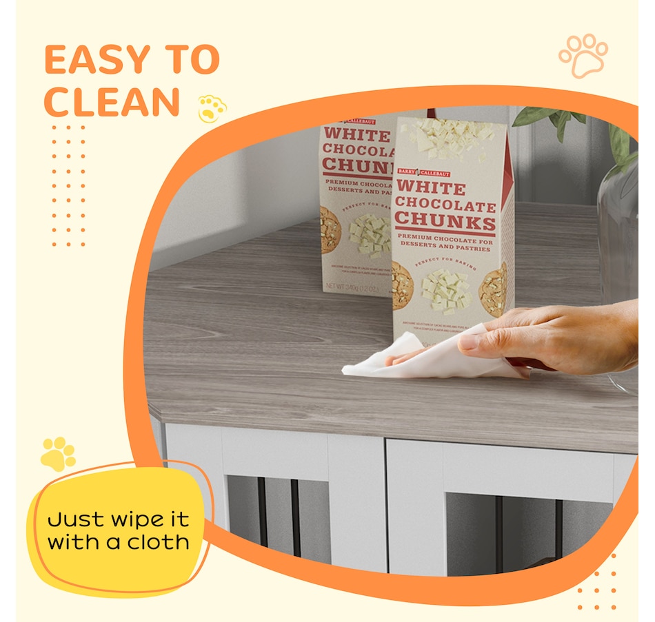 Image 962462_ALTMORE6.jpg, Product 962-462 / Price $199.99, PawHut Dog Crate Furniture, 41 Inch Corner Design with Cushion for M Dogs from PawHut on TSC.ca's Home & Garden department