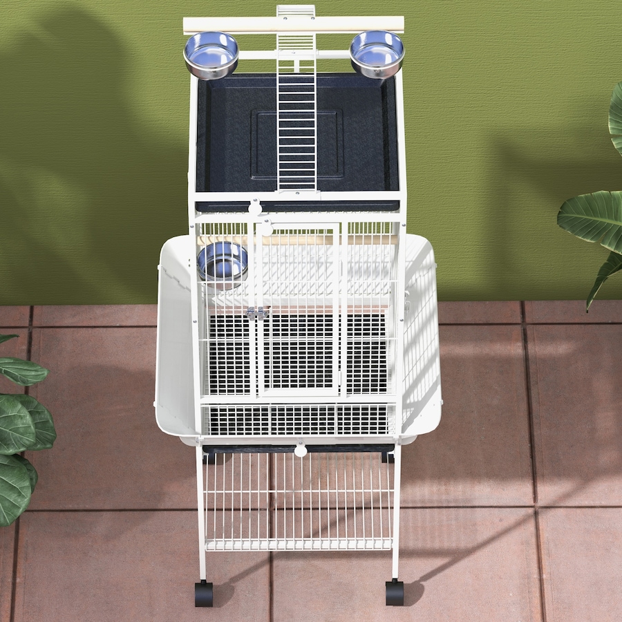 Image 962466_ALTMORE8.jpg, Product 962-466 / Price $159.99, PawHut 61.5 Inch Bird Cage Parakeet House for Cockatiel with Stand, White from PawHut on TSC.ca's Home & Garden department