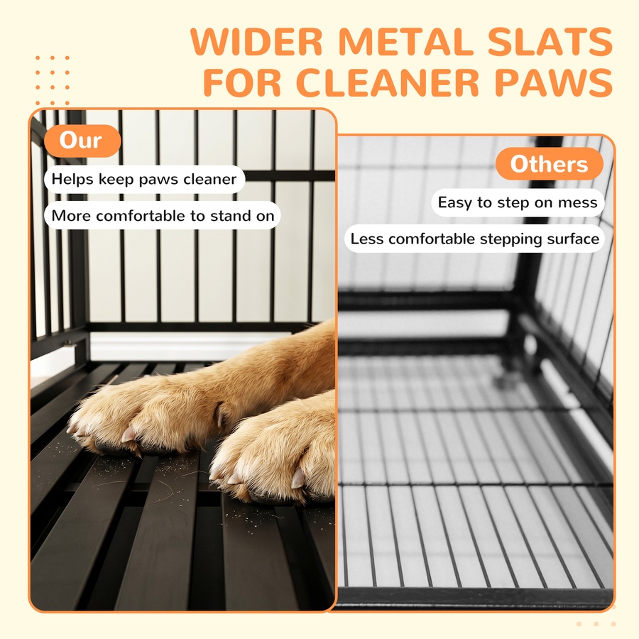 Image 962484_ALTMORE10.jpg, Product 962-484 / Price $256.99, PawHut 49" Heavy Duty Dog Crate with Removable Tray, Doors, Openable Roof from PawHut on TSC.ca's Home & Garden department