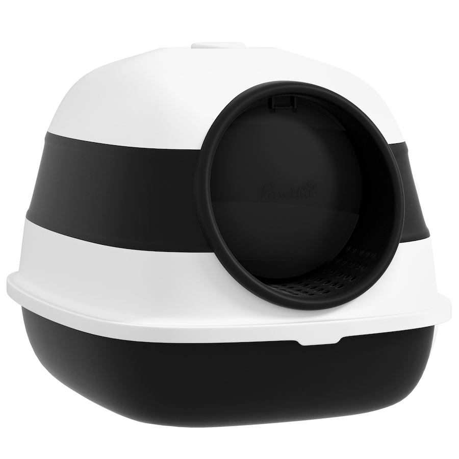 Image 962496.jpg, Product 962-496 / Price $41.99, PawHut Cat Litter Box with Lid, Covered Litter Box w/ High Sides, Black from PawHut on TSC.ca's Home & Garden department