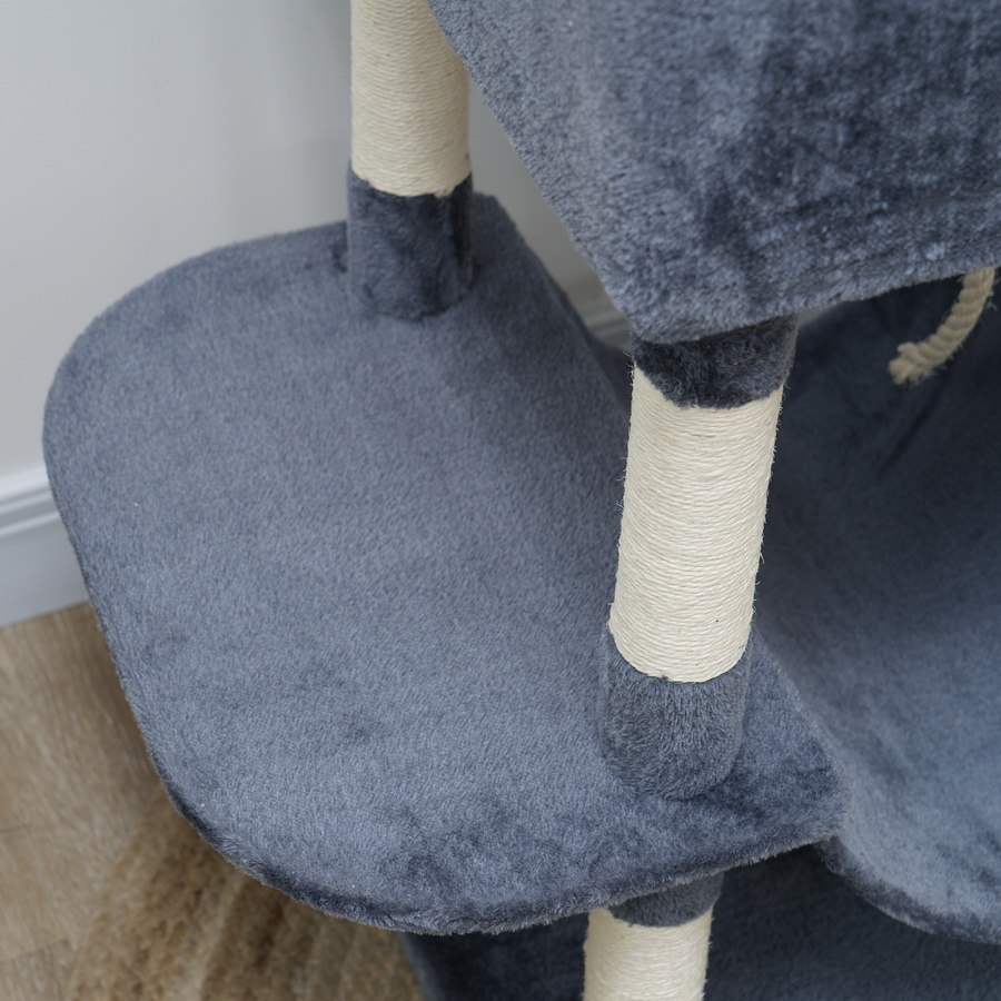 Image 962500_ALTMORE8.jpg, Product 962-500 / Price $99.99, PawHut 81" Large Cat Tree w/ Scratching Posts, Cat Condos, Beds, Dark Grey from PawHut on TSC.ca's Home & Garden department