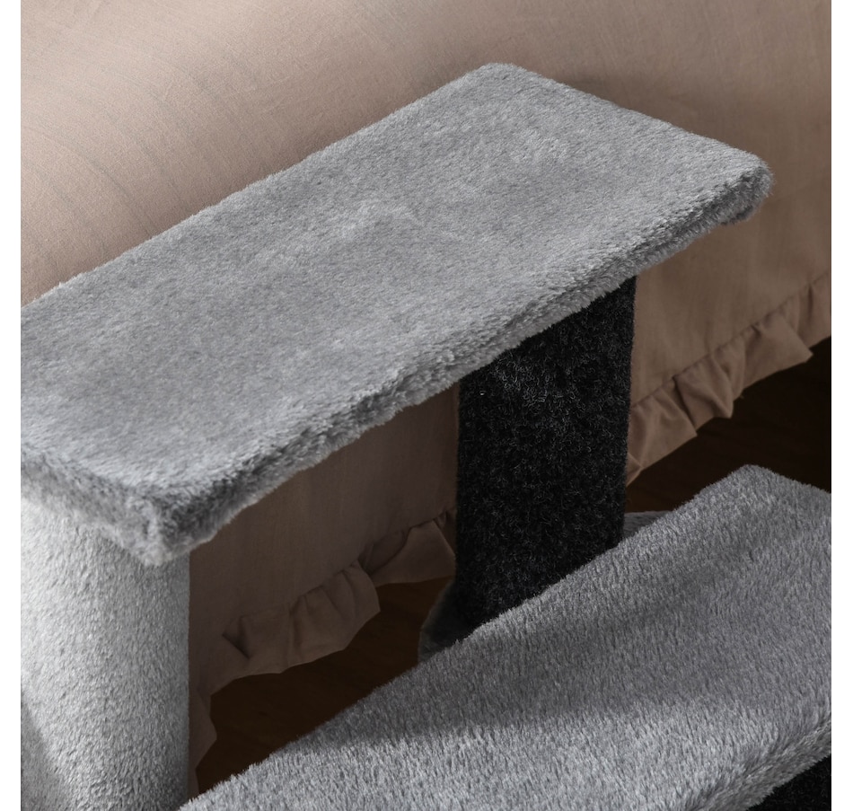 Image 962501_ALTMORE7.jpg, Product 962-501 / Price $48.99, PawHut 3 Steps Cat Stairs, Small Cat Tree with Toy, 17.5" x 15.5" x 19" from PawHut on TSC.ca's Home & Garden department