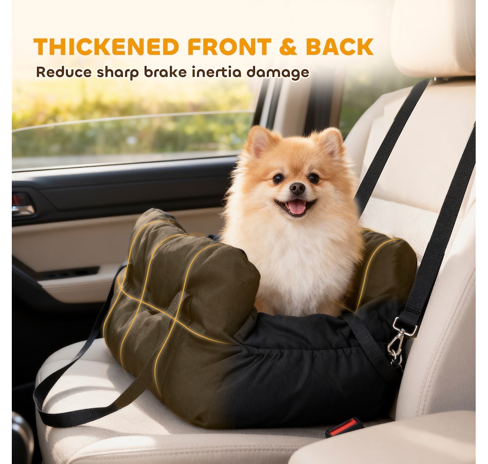 Image 962505_ALTMORE4.jpg, Product 962-505 / Price $36.99, PawHut Dog Car Seat for Small Pets, Dog Booster Car Seat, Black from PawHut on TSC.ca's Home & Garden department
