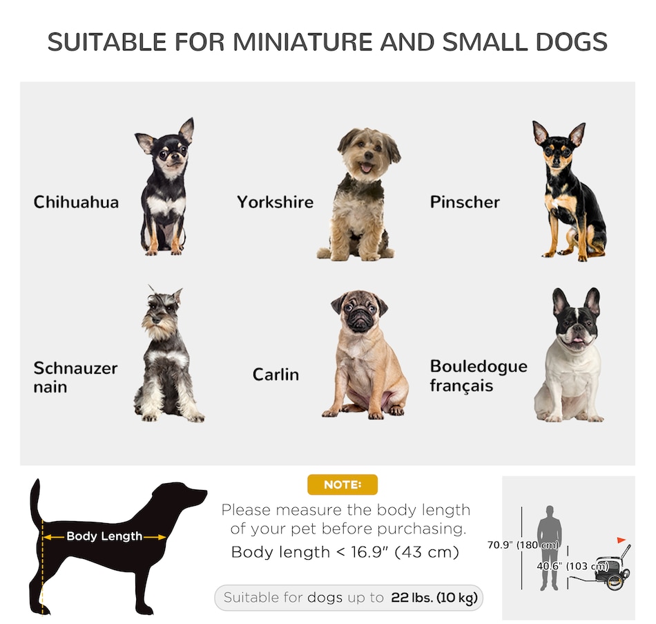 Image 962546_ALTMORE4.jpg, Product 962-546 / Price $149.99, PawHut 2 in 1 Dog Bike Trailer with Safety Leash Hitch for Small Dogs Black from PawHut on TSC.ca's Home & Garden department
