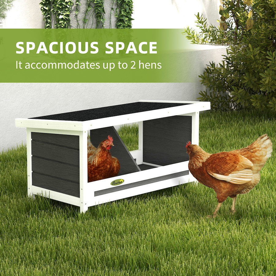 Image 962556_ALTMORE3.jpg, Product 962-556 / Price $69.99, PawHut Wooden Chicken Nesting Box, Nesting Boxes for Up to 2 Hens from PawHut on TSC.ca's Home & Garden department