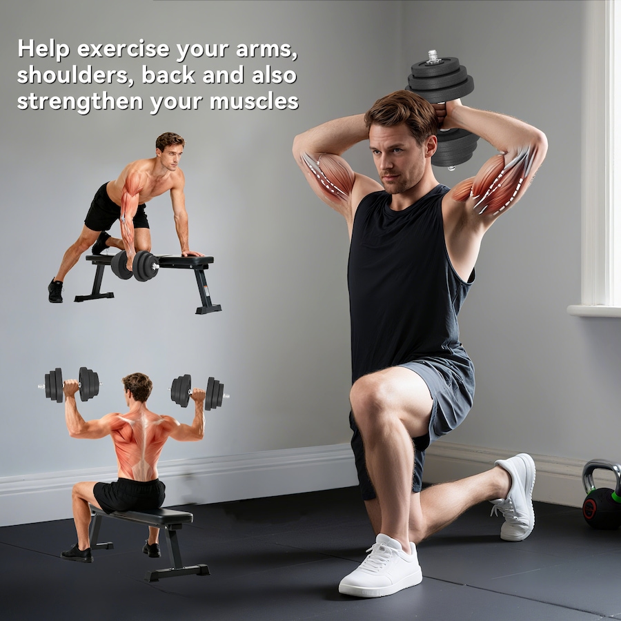 Image 962568_ALTMORE6.jpg, Product 962-568 / Price $99.99, Soozier 2 x 44lbs Adjustable Dumbbell Set Weight Fitness Home Gym Exercise from Soozier on TSC.ca's Health & Fitness department