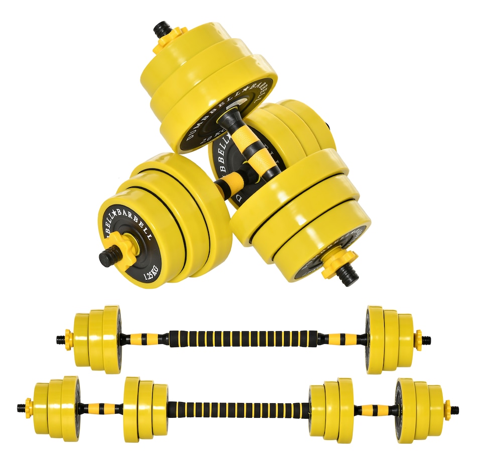 Image 962569.jpg, Product 962-569 / Price $69.99, Soozier 44lbs Dumbbell & Barbell Adjustable Ergonomic Set Home Gym Exercise from Soozier on TSC.ca's Health & Fitness department