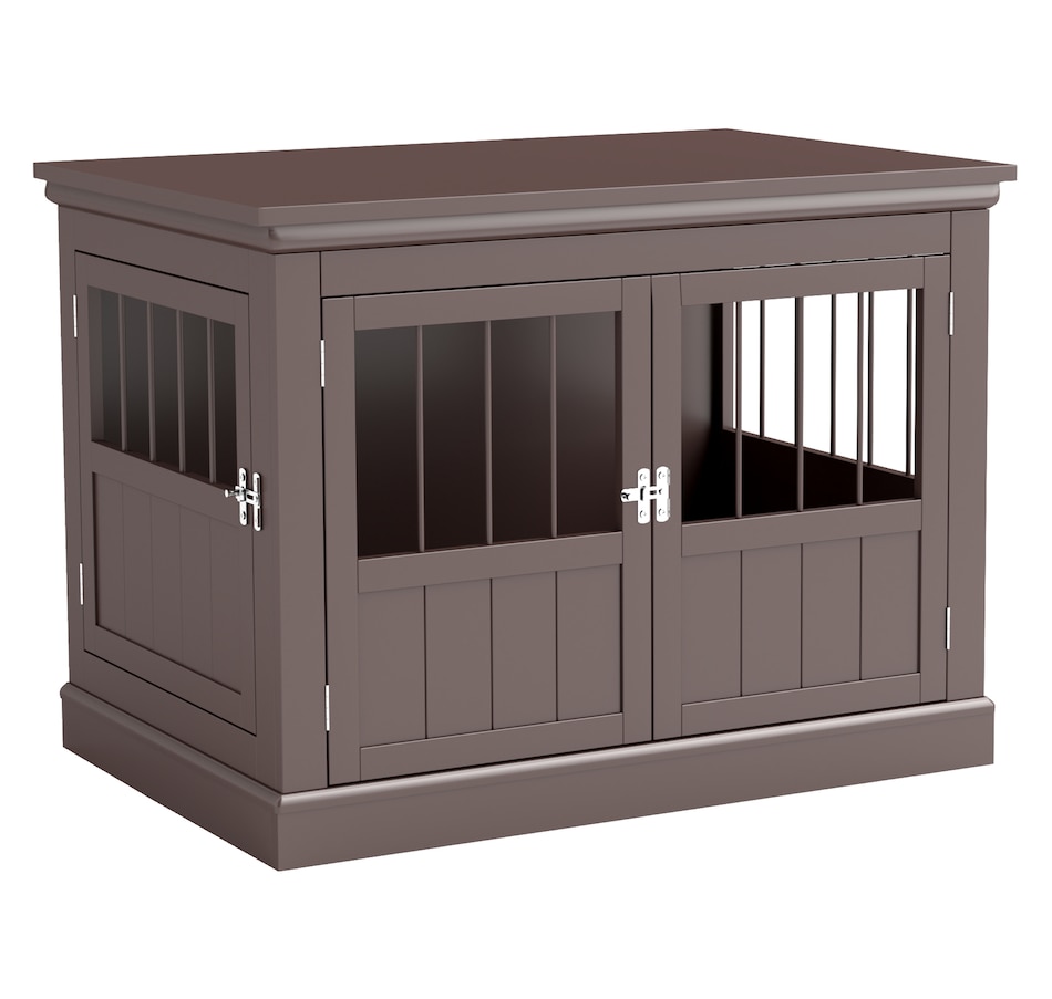 Image 962580.jpg, Product 962-580 / Price $136.99, PawHut 31" Dog Crate Furniture End Table with Three Doors for Small Dogs from PawHut on TSC.ca's Home & Garden department