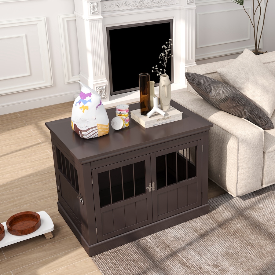 Image 962580_ALTMORE7.jpg, Product 962-580 / Price $109.99, PawHut 31" Dog Crate Furniture End Table with Three Doors for Small Dogs from PawHut on TSC.ca's Home & Garden department
