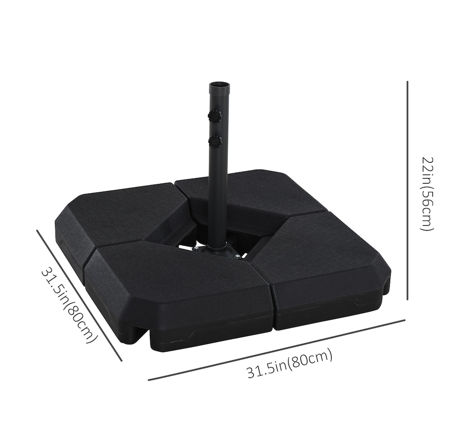 Image 964258_ALTMORE2.jpg, Product 964-258 / Price $113.99, Outsunny Umbrella Stand from Outsunny on TSC.ca's Home & Garden department