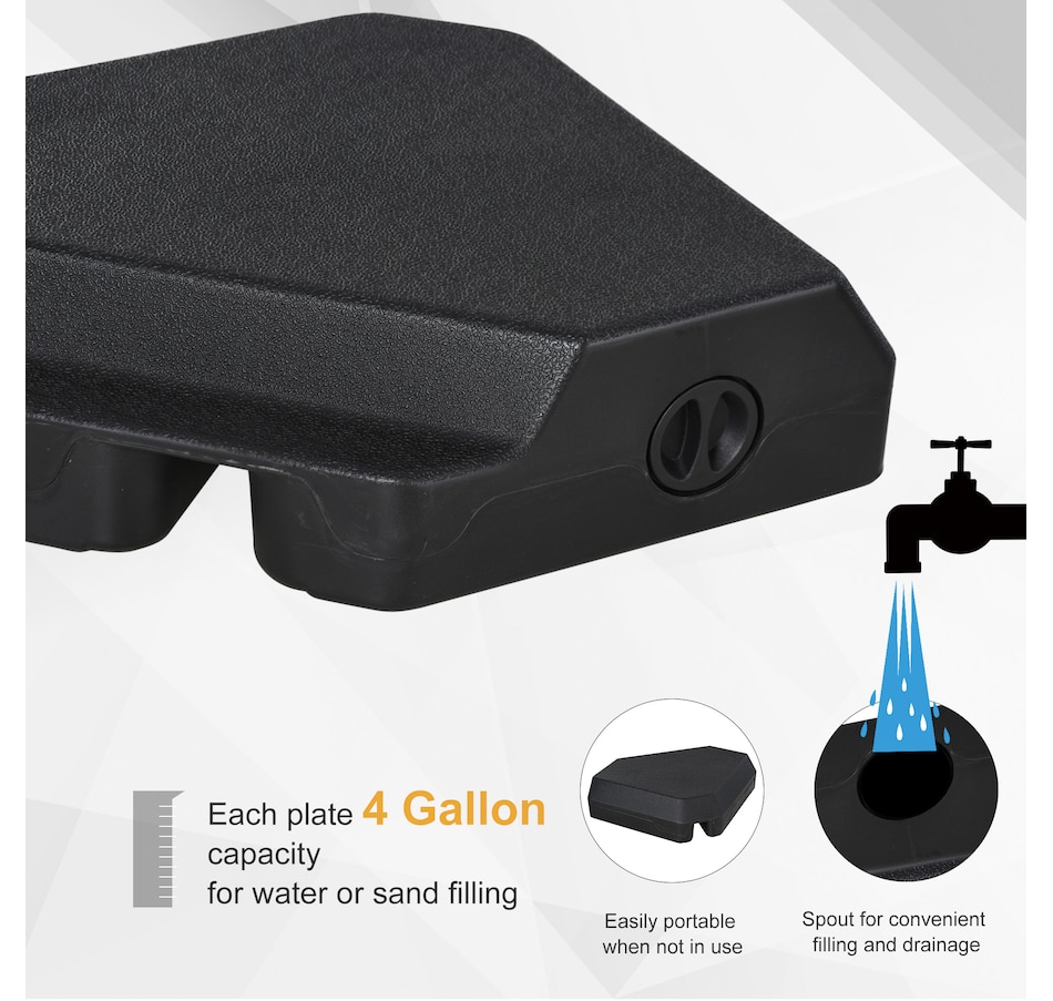 Image 964258_ALTMORE3.jpg, Product 964-258 / Price $113.99, Outsunny Umbrella Stand from Outsunny on TSC.ca's Home & Garden department