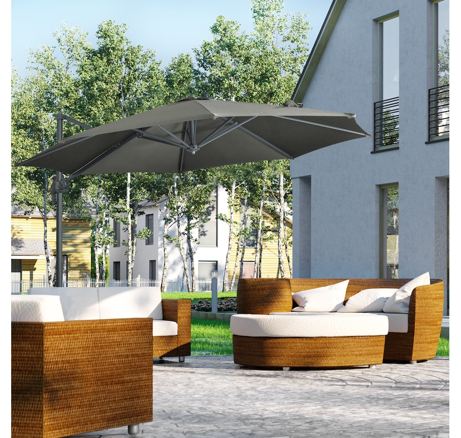 Image 964261_ALTMORE1.jpg, Product 964-261 / Price $199.99, Outsunny ⌀ 9.6' Patio Hanging Offset Umbrella from Outsunny on TSC.ca's Home & Garden department