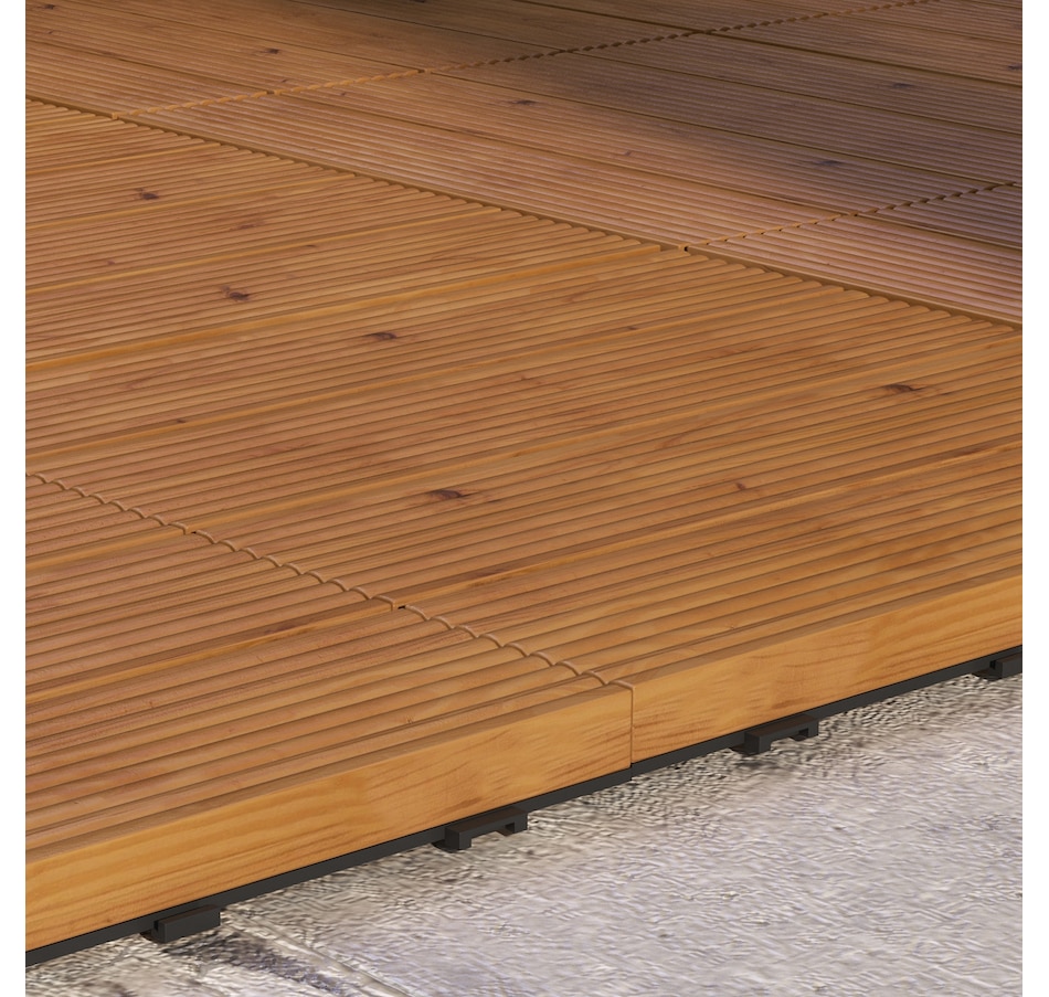 Image 964280_ALTMORE8.jpg, Product 964-280 / Price $66.99, Outsunny 12 Pcs Wooden Interlocking Decking Tiles from Outsunny on TSC.ca's department