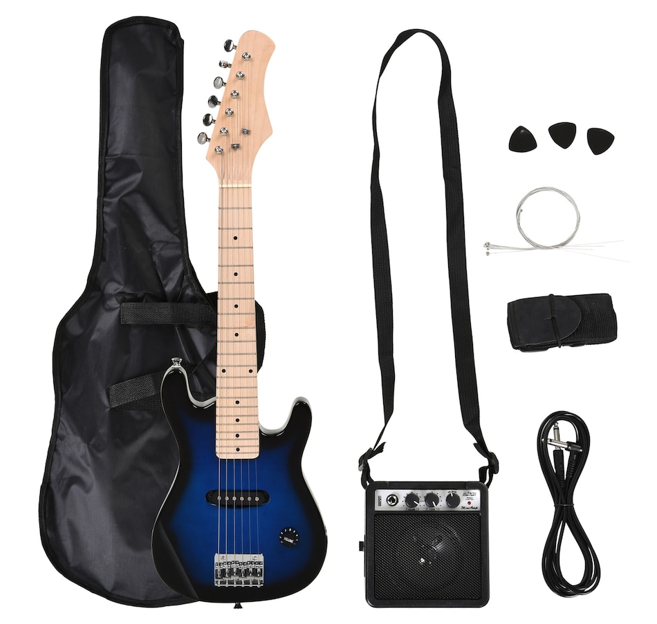 Image 964291.jpg, Product 964-291 / Price $99.99, HOMCOM 30" Electric Guitar with Amp for Beginners, Storage Bag from HOMCOM on TSC.ca's Toys & Hobbies department
