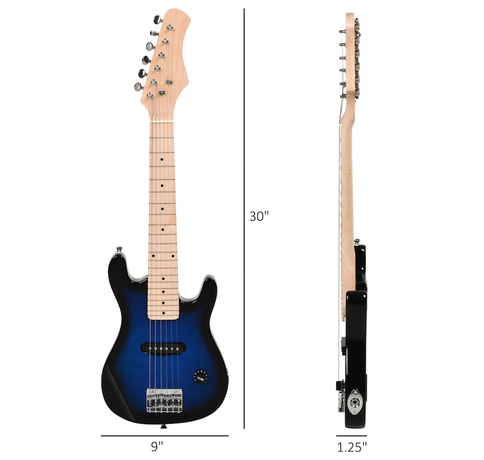 Image 964291_ALTMORE2.jpg, Product 964-291 / Price $99.99, HOMCOM 30" Electric Guitar with Amp for Beginners, Storage Bag from HOMCOM on TSC.ca's Toys & Hobbies department