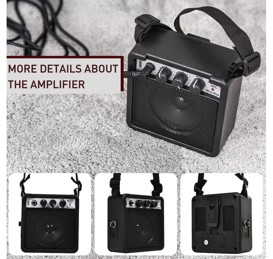 Image 964291_ALTMORE5.jpg, Product 964-291 / Price $99.99, HOMCOM 30" Electric Guitar with Amp for Beginners, Storage Bag from HOMCOM on TSC.ca's Toys & Hobbies department