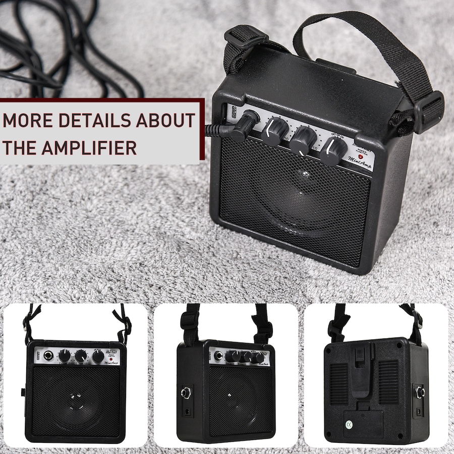 Image 964291_ALTMORE5.jpg, Product 964-291 / Price $92.99, HOMCOM 30" Electric Guitar with Amp for Beginners, Storage Bag from HOMCOM on TSC.ca's Toys & Hobbies department