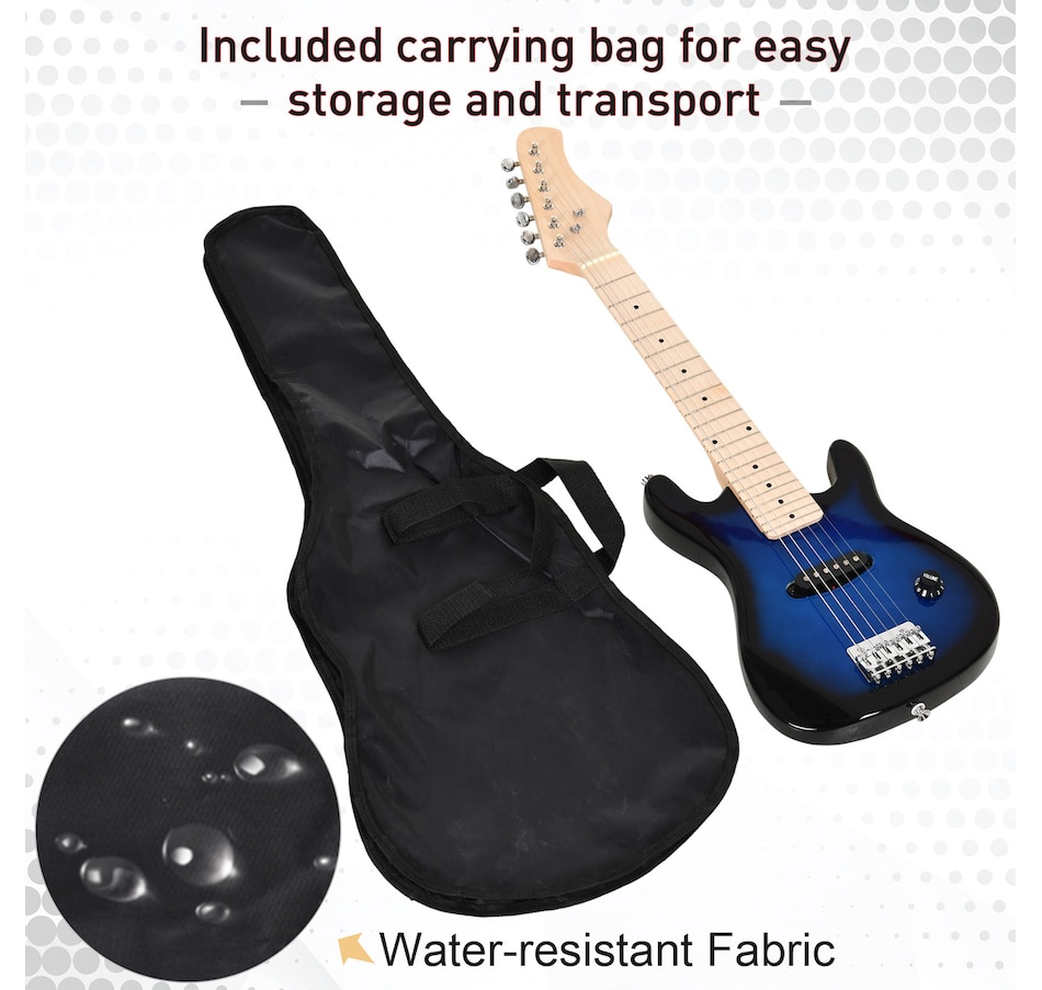Image 964291_ALTMORE6.jpg, Product 964-291 / Price $99.99, HOMCOM 30" Electric Guitar with Amp for Beginners, Storage Bag from HOMCOM on TSC.ca's Toys & Hobbies department