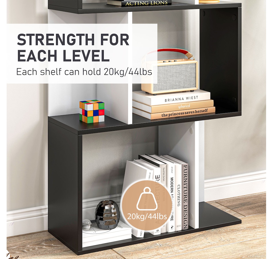 Image 964294_ALTMORE12.jpg, Product 964-294 / Price $119.99 - $122.99, HOMCOM Bookcase 5-Tier Display Storage Shelf Room Divider Home Office from HOMCOM on TSC.ca's department