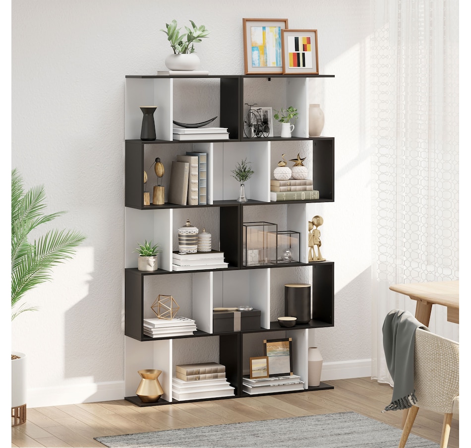 Image 964294_ALTMORE14.jpg, Product 964-294 / Price $119.99 - $122.99, HOMCOM Bookcase 5-Tier Display Storage Shelf Room Divider Home Office from HOMCOM on TSC.ca's department
