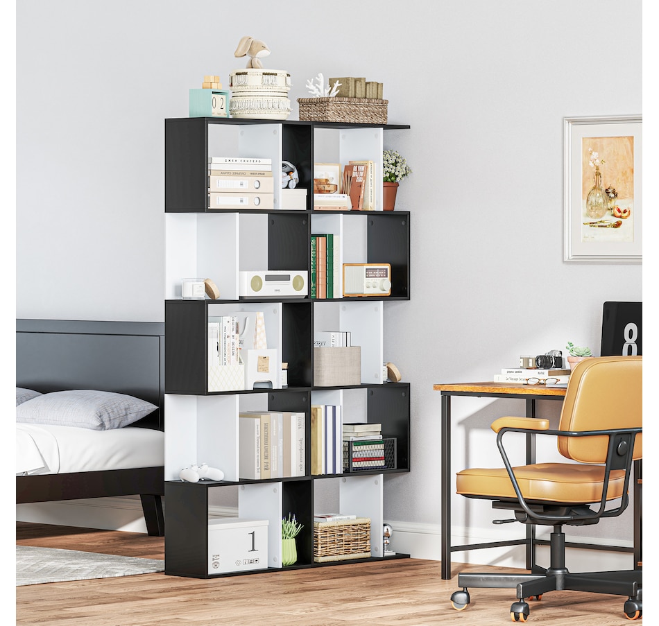 Image 964294_ALTMORE15.jpg, Product 964-294 / Price $119.99 - $122.99, HOMCOM Bookcase 5-Tier Display Storage Shelf Room Divider Home Office from HOMCOM on TSC.ca's department